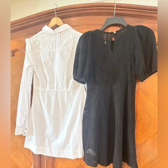 NWT Free People 2 fer 1 Black Comb Dress Size Small - Picture 8 of 10